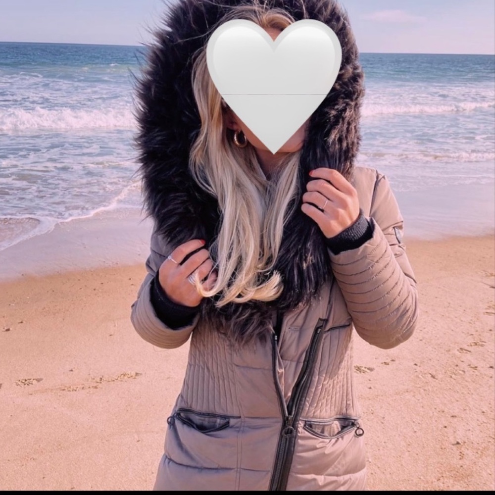 Gigi Faux Fur Trim Quilted Parka NOIZE